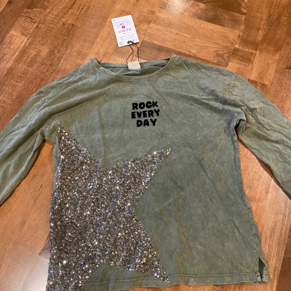 ZARA green long sleeve - Picture 2 of 6